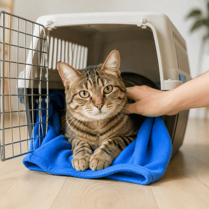 Calming medication for vet visits, fireworks, storms and travel
